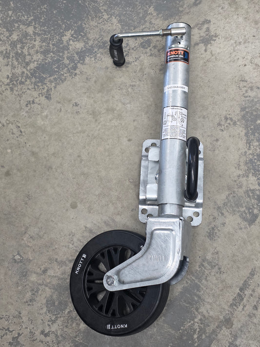 H3941 Mackay 1293 Dunbier Knott Swing up Jockey wheel TK57-210/50m | Marine Trailer Part