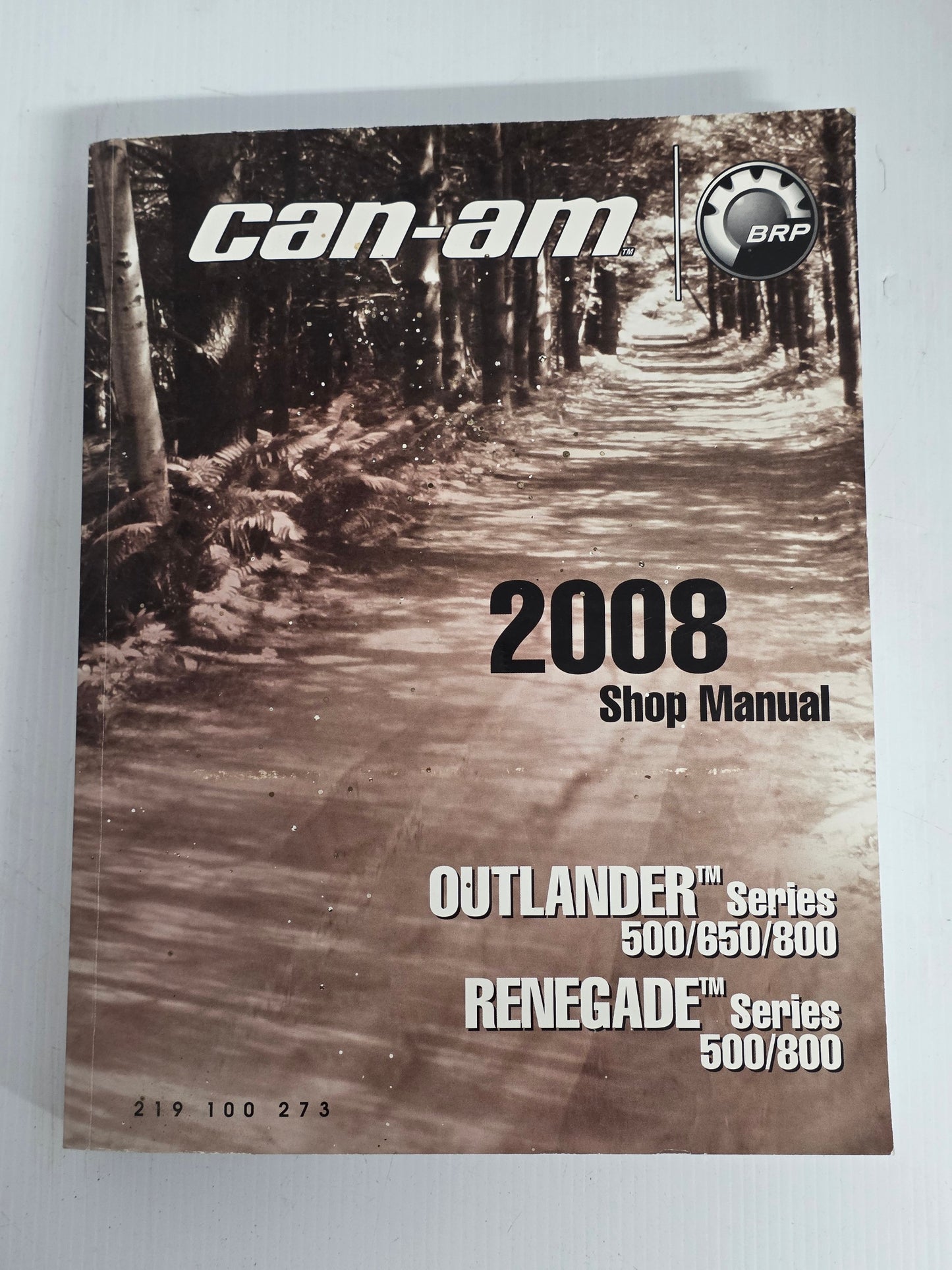 2008 Outlander Series 500/650/800 Renegade Series 500/800 Service Manual | Genuine Used Manual