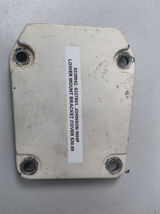 0338942 0327801 Johnson Lower Mount Bracket Cover | Genuine Used Part