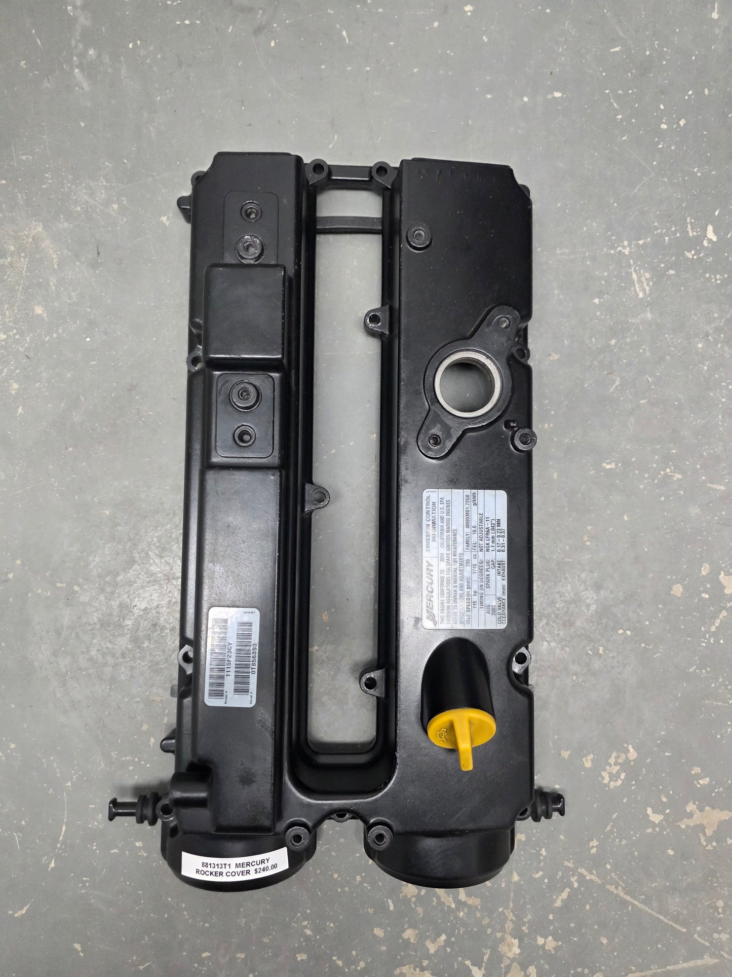 881313T1 Mercury Rocker Cover | Genuine Used Part