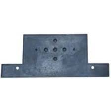2497 Dunbier Universal Rubber License Plate Bracket | Marine Trailer Part
