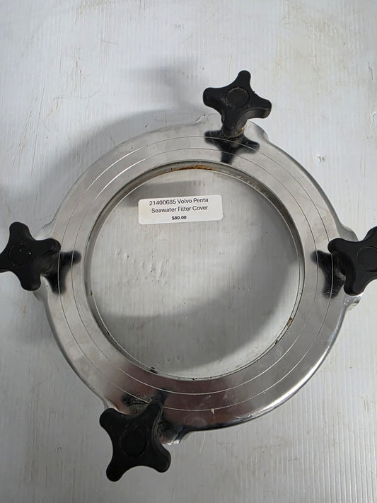 21400685 Volvo Penta Seawater Filter Cover | Genuine Used Part