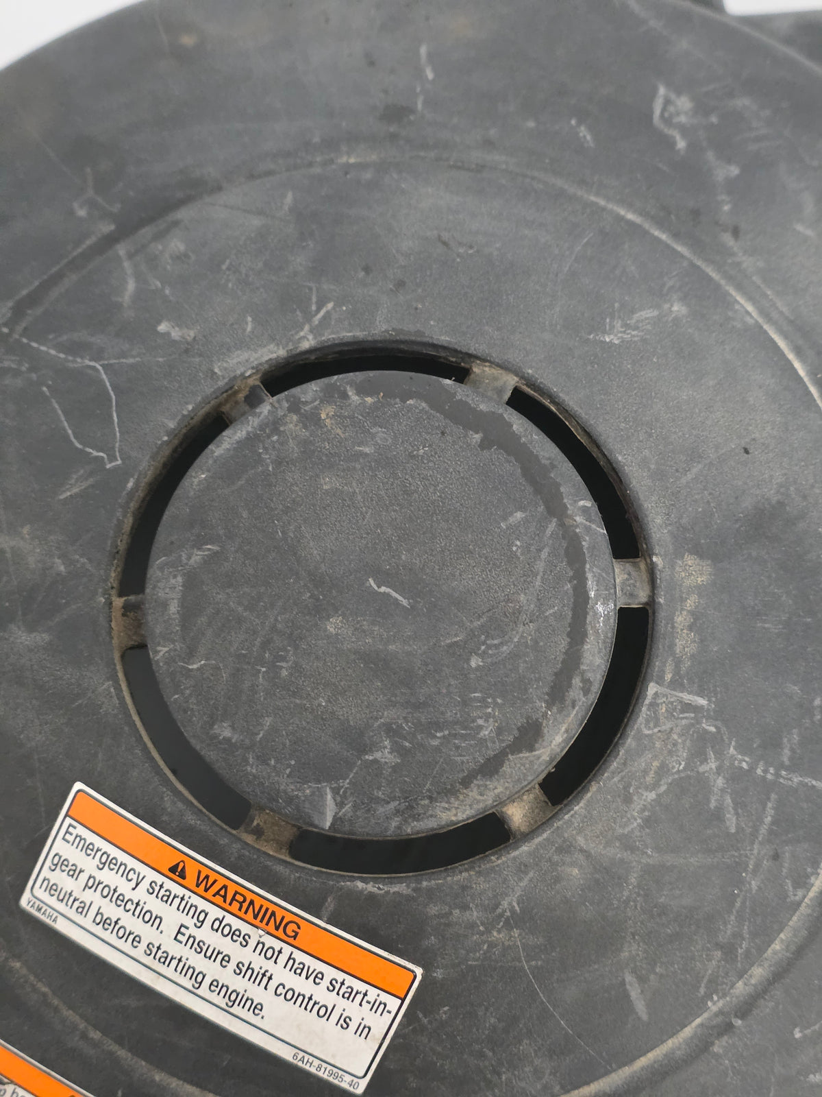 67F-81337-02-00 Yamaha Flywheel Cover | Genuine Used Part - photo 6 of 10