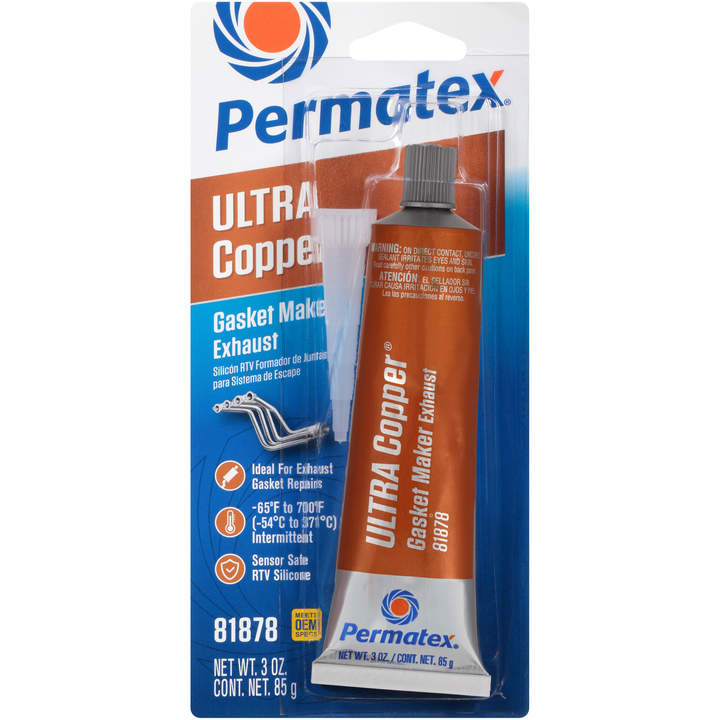 81878 Permatex 101 Ultra Copper RTV | Marine Sealant & Adhesive