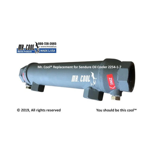 2254-1-7 Aftermarket Sendure Oil Cooler | Sawley's Select Marine Parts