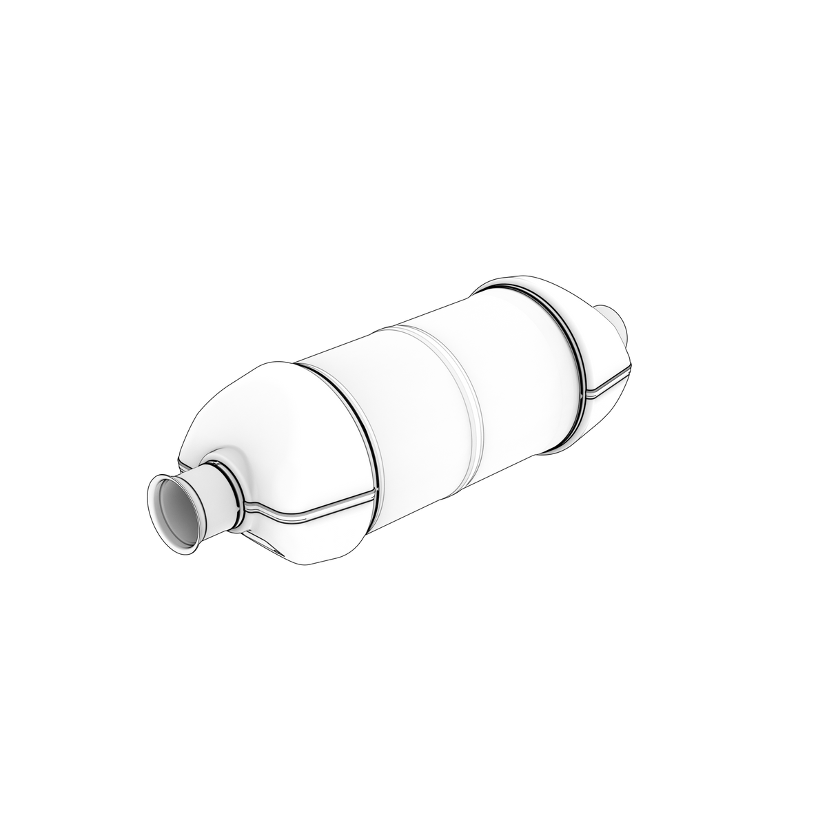 24465836 Muffler | Genuine Volvo Penta Part
