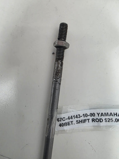 67C-44143-10-00 Yamaha 40BET Shift Rod | Genuine Used Part