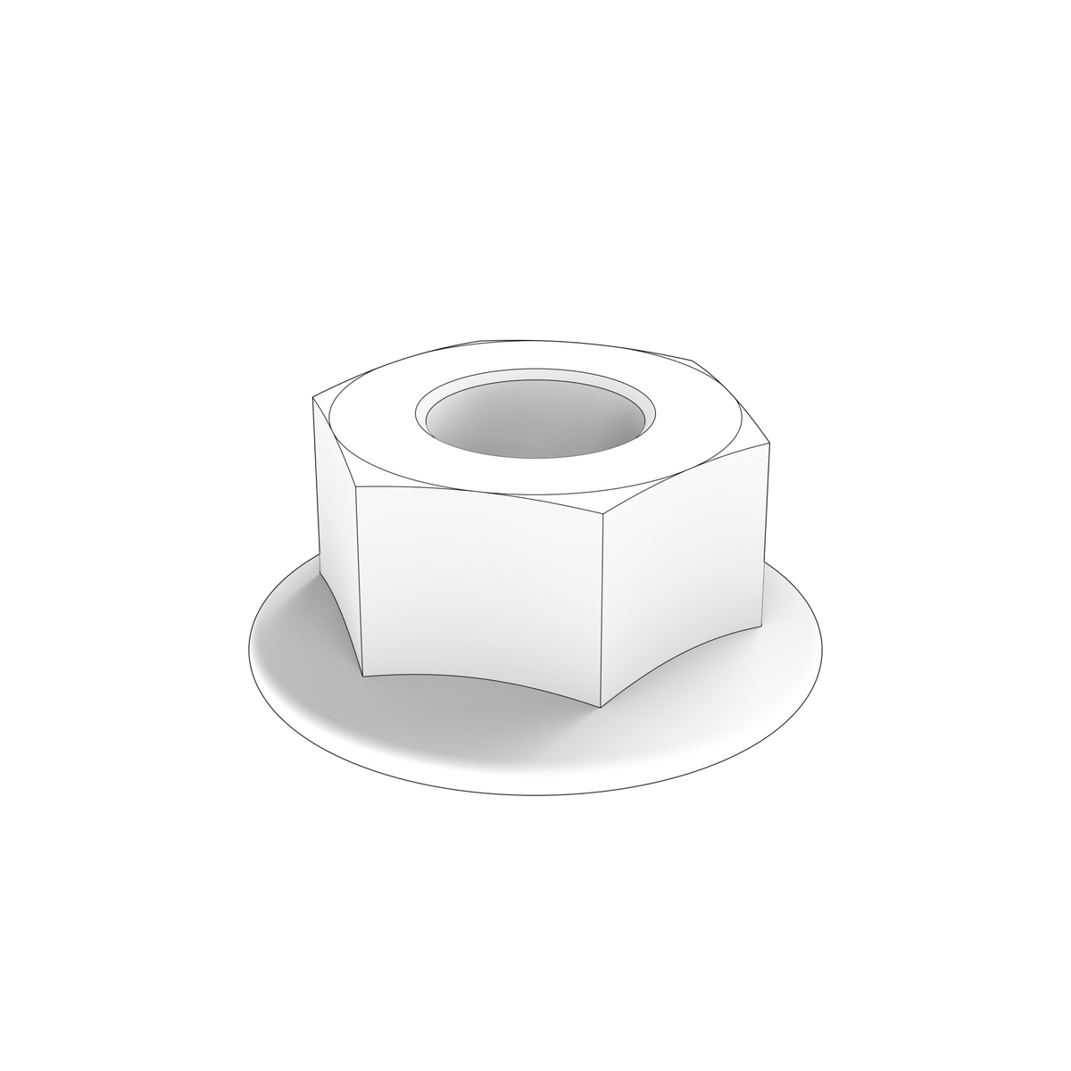 996472 Flange Nut | Genuine Volvo Penta Part