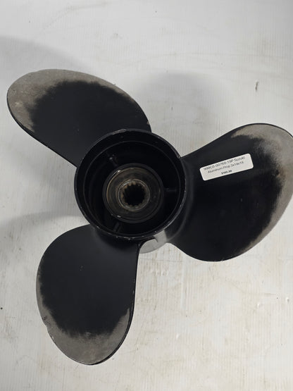 990C0-00760-19P 58100-90JB0-019 Suzuki 14 x 19 Aluminium Propeller – DF70A–DF140 RH 15 Spline | Genuine Used Part