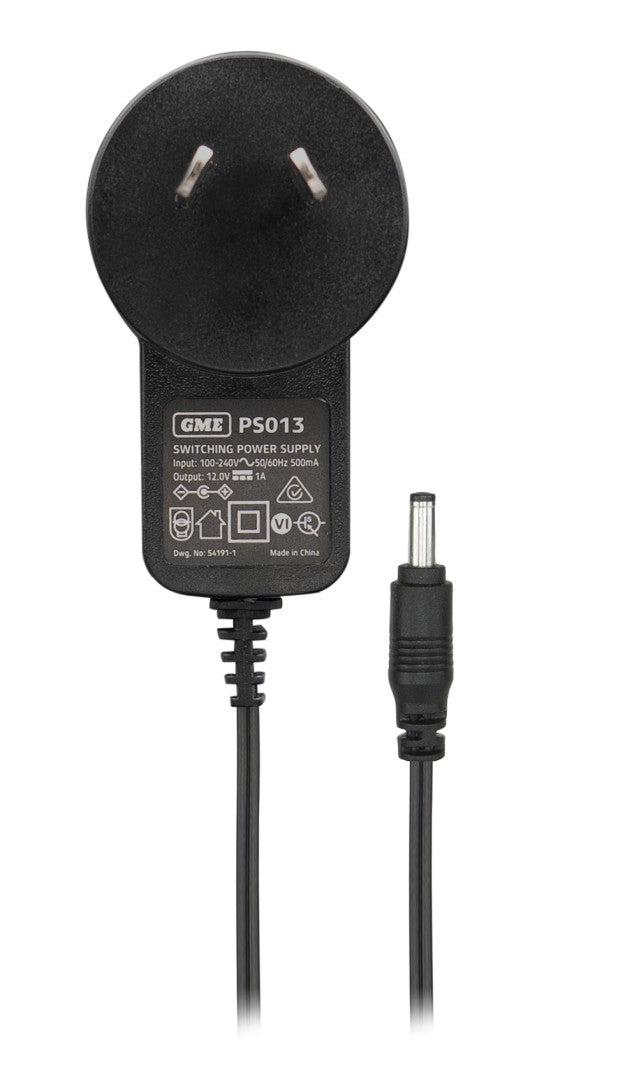 PS013 1 Amp Power Supply - Suit BCD020 / BCD021