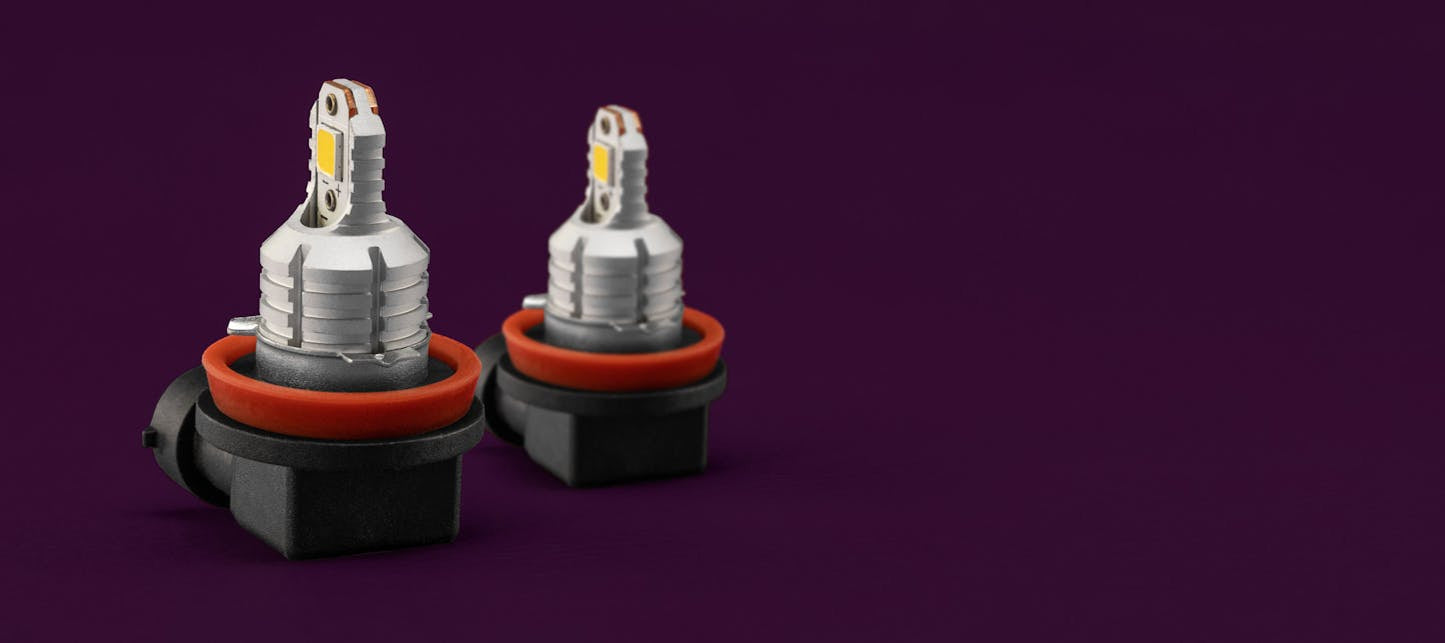 LEDCONV-H11-SOLID H8 | H9 | H11 | H16 LED Fog Light Bulbs (Pair)