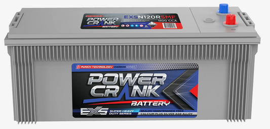 EXSN120R SMF Power Crank 1100 CCA Battery | Truck EXS Series