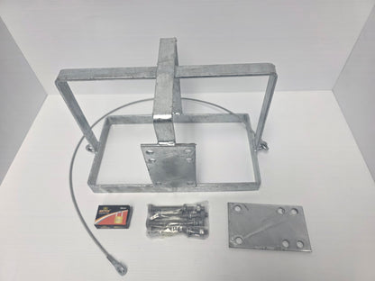 3920 Dunbier Jerry Can Holder With Mount Bracket Galvanized