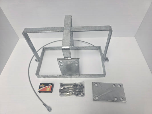 3920 Dunbier Jerry Can Holder With Mount Bracket Galvanized