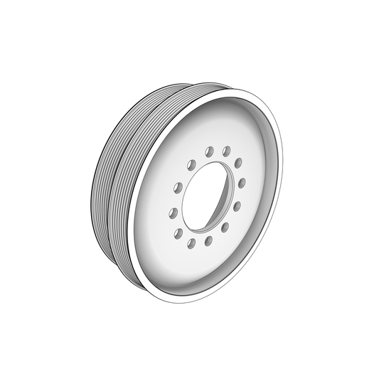 3837486 Pulley | Genuine Volvo Penta Part