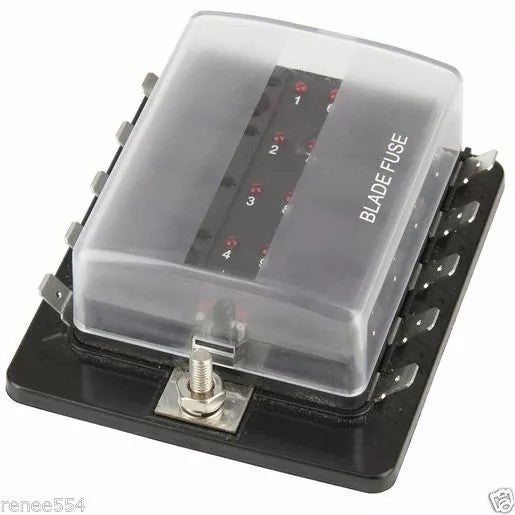SZ2008 10 Way Fuse Block With Indicators | Marine Electrical Part