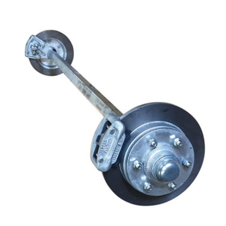 A1247 Mackay Axle 45 Square Overlay Mechanical Brake 2320mm (91") | Marine Trailer Part