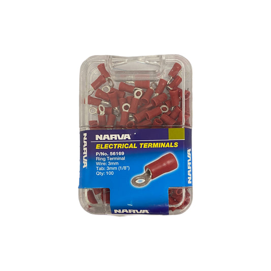 56169 Ring Terminal Red (100pk)