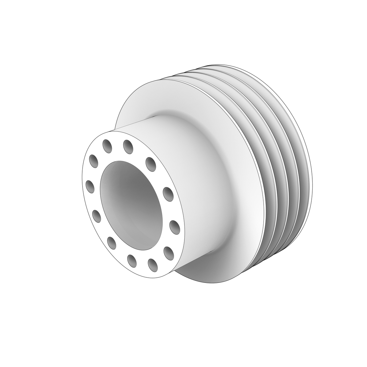 3829173 Pulley | Genuine Volvo Penta Part - photo 2 of 2