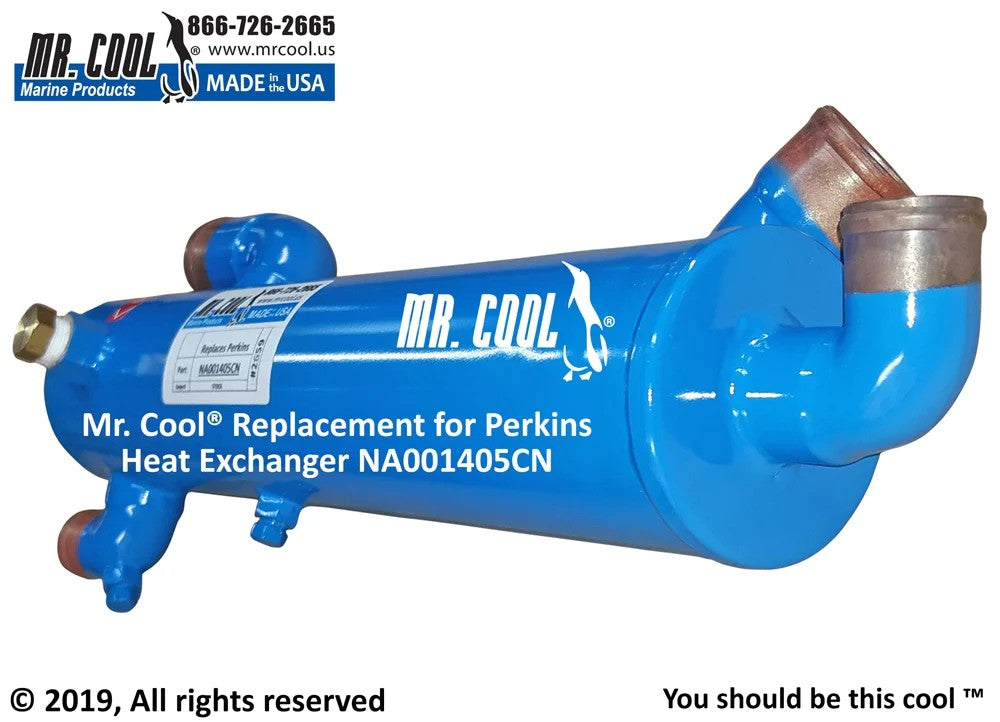 NA001405CN Aftermarket Perkins 4.236 Heat Exchanger | Sawley's Select Marine Parts