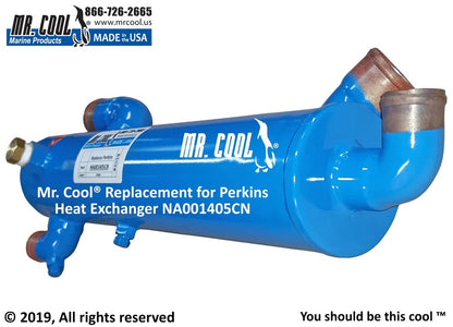 NA001405CN Aftermarket Perkins 4.236 Heat Exchanger | Sawley's Select Marine Parts