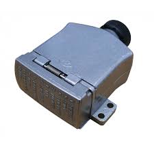 2837 Dunbier 12 Pin Metal Trailer Plug Mackay E4043