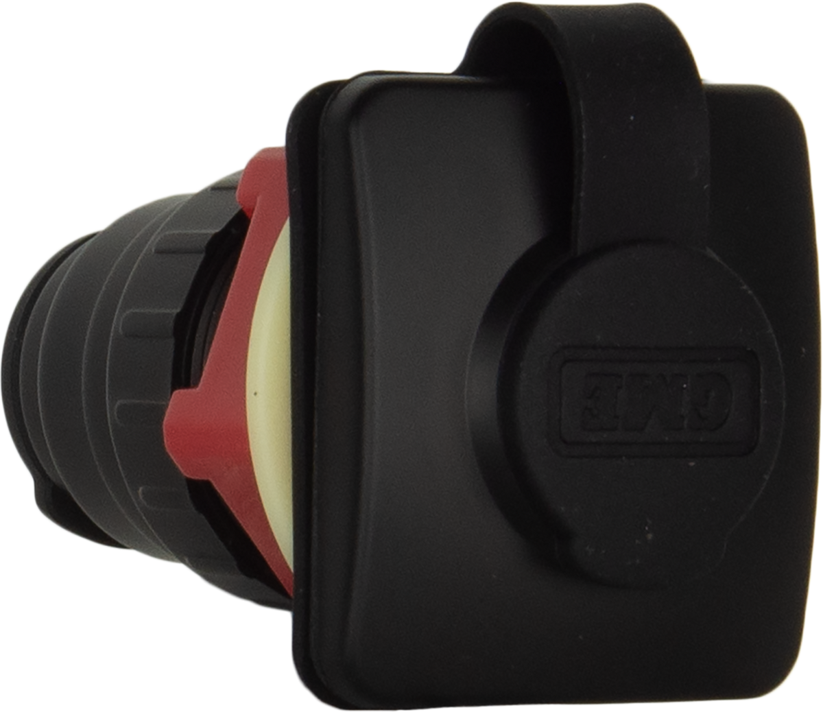 MK012B Flush Mount Microphone Socket - Suit GX400 / GX700 - Black | Genuine GME Electronics
