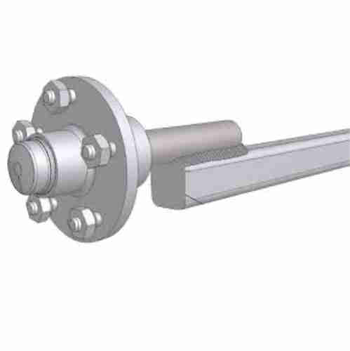 1569G Dunbier Axle 45 Square Overlay With Hubs  2190mm (86")