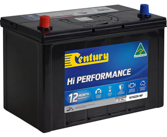 123102 Century N70ZZH MF Hi PERFORMANCE Battery
