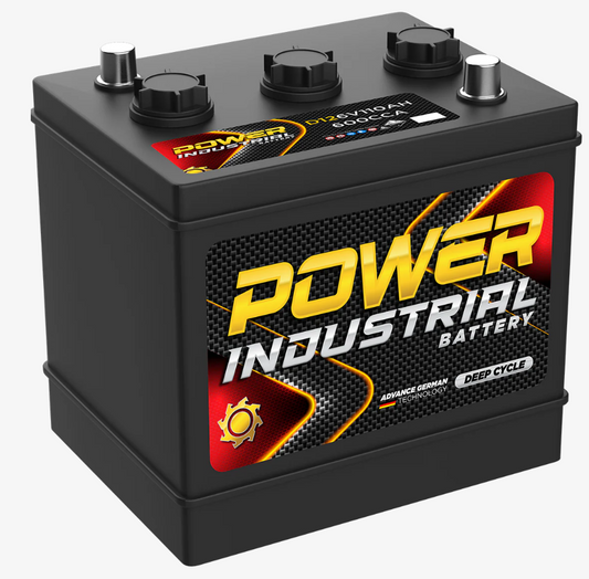 D12 Power Crank 6V 110 AH (20Hr) Battery | Power Industrial Series