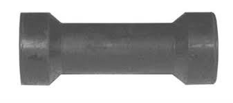 R2060 Mackay Rubber Cotton Reel Keel Roller 8" Grey (with Insert) | Marine Trailer Part