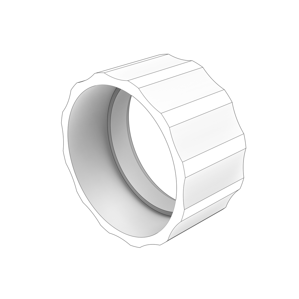 3808134 Nut | Genuine Volvo Penta Part