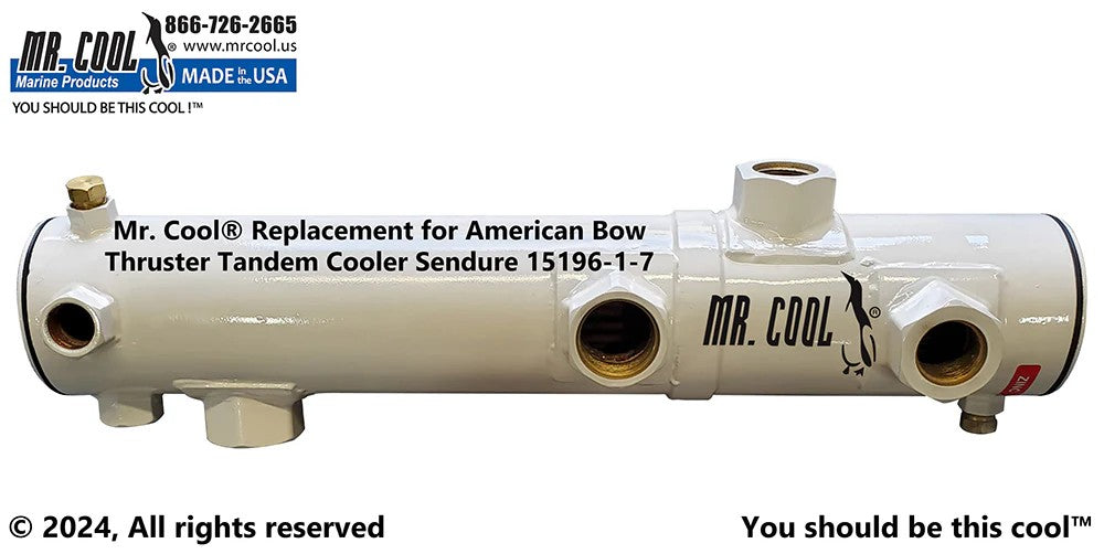 15196-1-7 Aftermarket American Bow Thruster Tandem Cooler | Sawley's Select Marine Parts