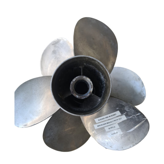 48-823661 48-823662 MerCruiser Bravo Three Classic 20P Stainless Steel Propeller Set – 3+3 Blade | Genuine Used Part