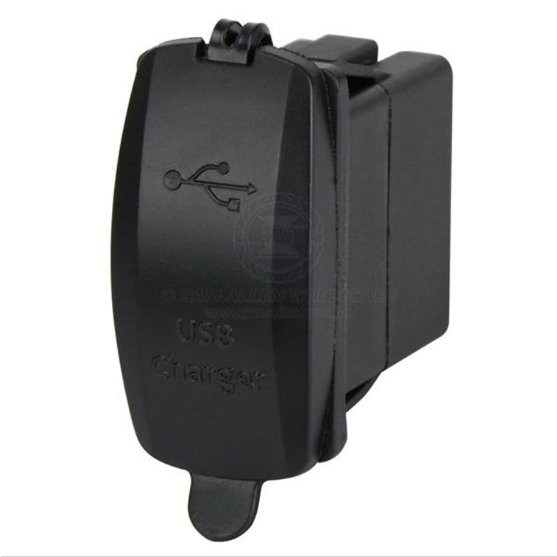 700375 Rocker Switch Dual Port USB Charger | Marine Electrical Part