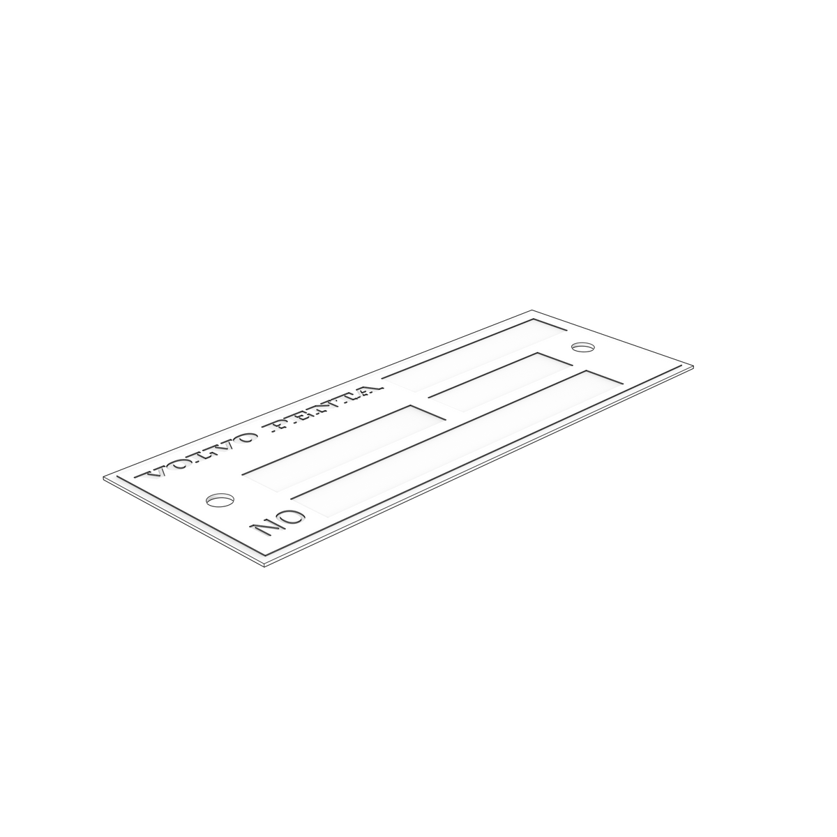 3817315 Type Plate | Genuine Volvo Penta Part - photo 2 of 2