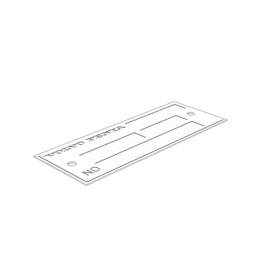 3817315 Type Plate | Genuine Volvo Penta Part - photo 2 of 2