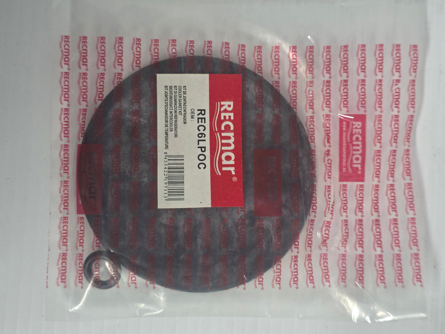6LPOC Aftermarket Yanmar 6LP Oil Cooler Gasket Kit | Sawley's Select Marine Parts