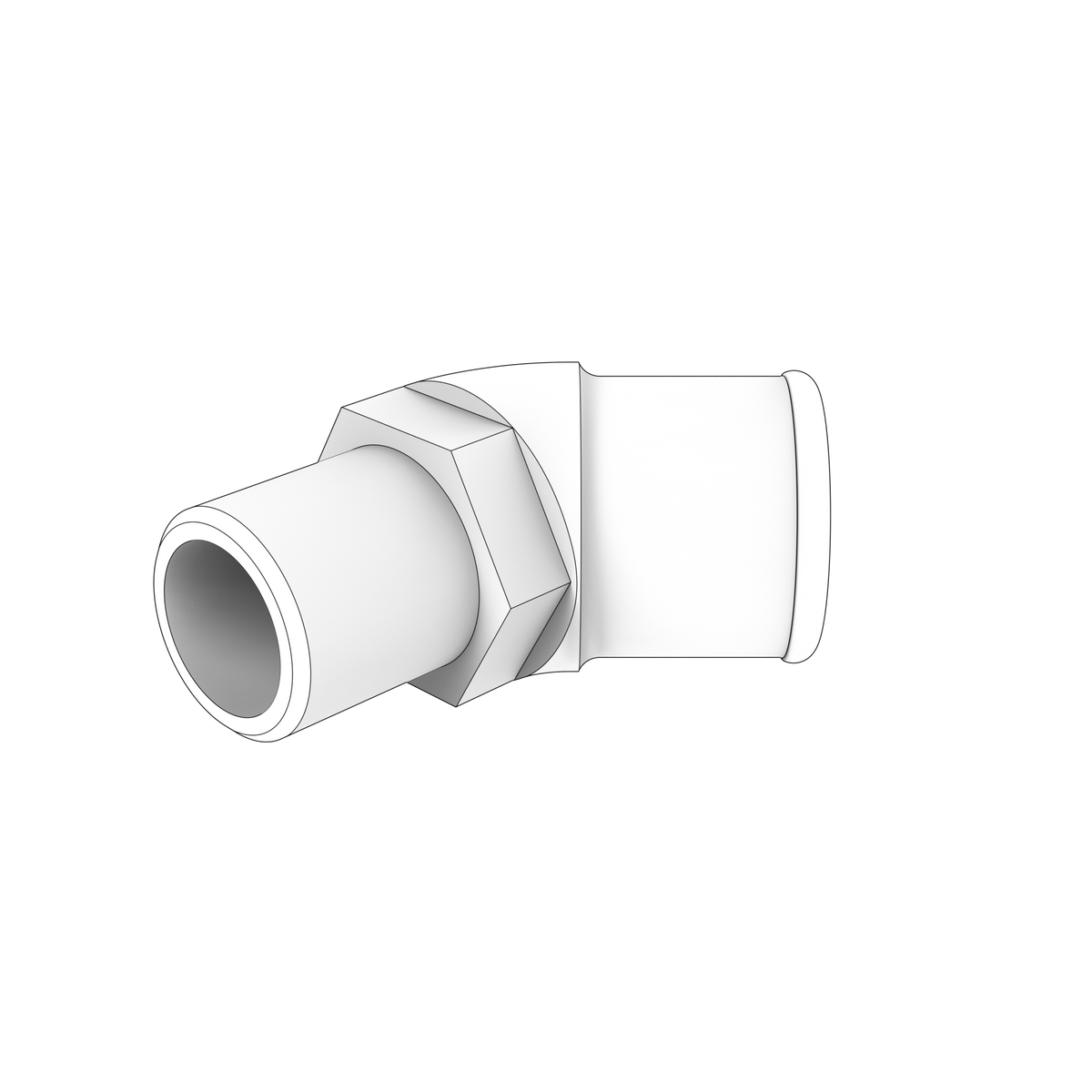 942649 Elbow Nipple | Genuine Volvo Penta Part - photo 2 of 2