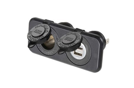 81144BL Narva Twin Accessory/Dual USB Sockets | Genuine Narva Electrical