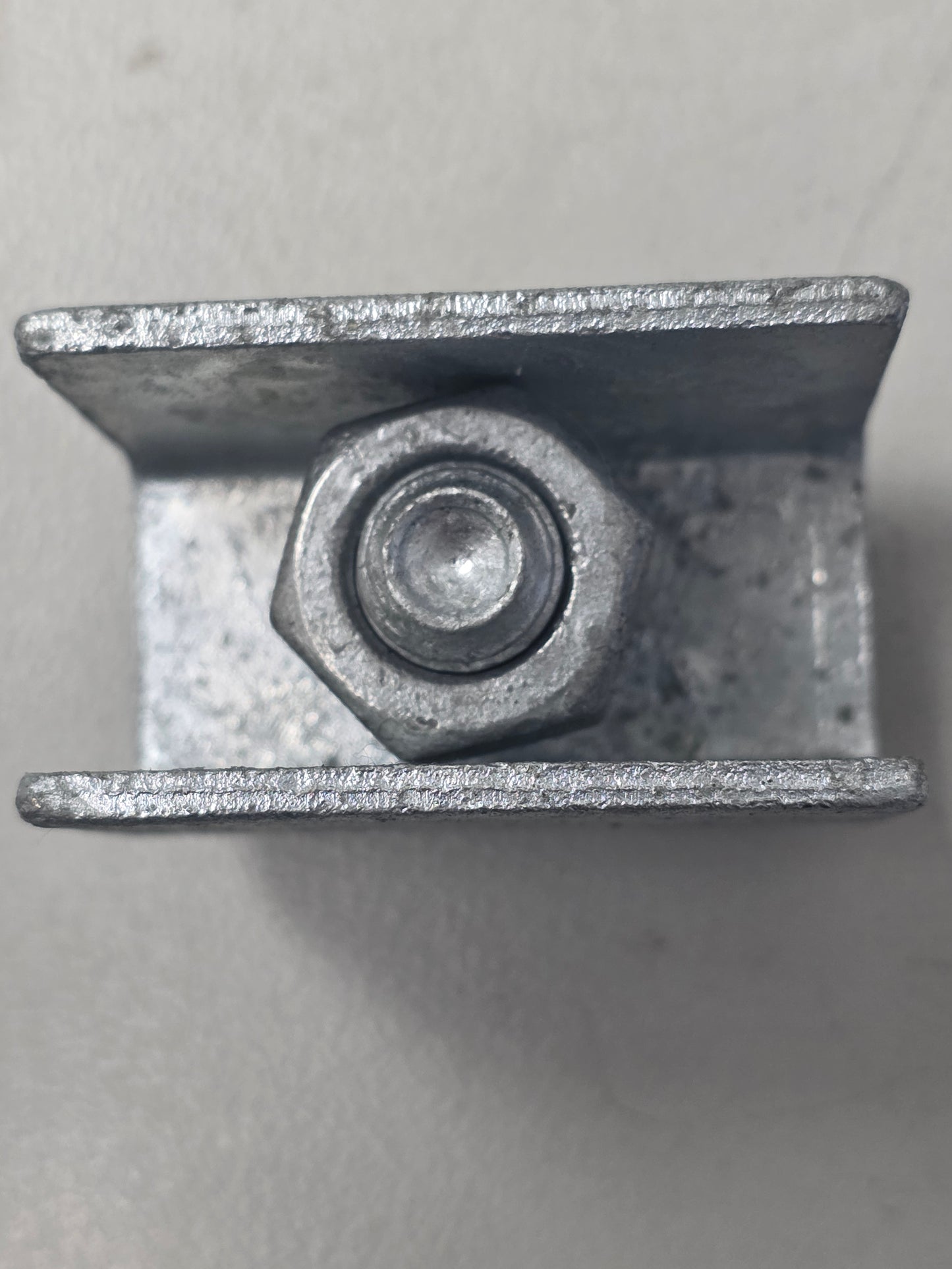 3139G Dunbier Weld-On Frame U Bracket Mount (Galvanived Metal Finish)