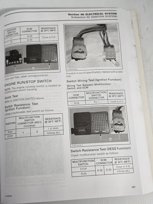 2008 Outlander Series 500/650/800 Renegade Series 500/800 Service Manual | Genuine Used Manual - photo 2 of 2