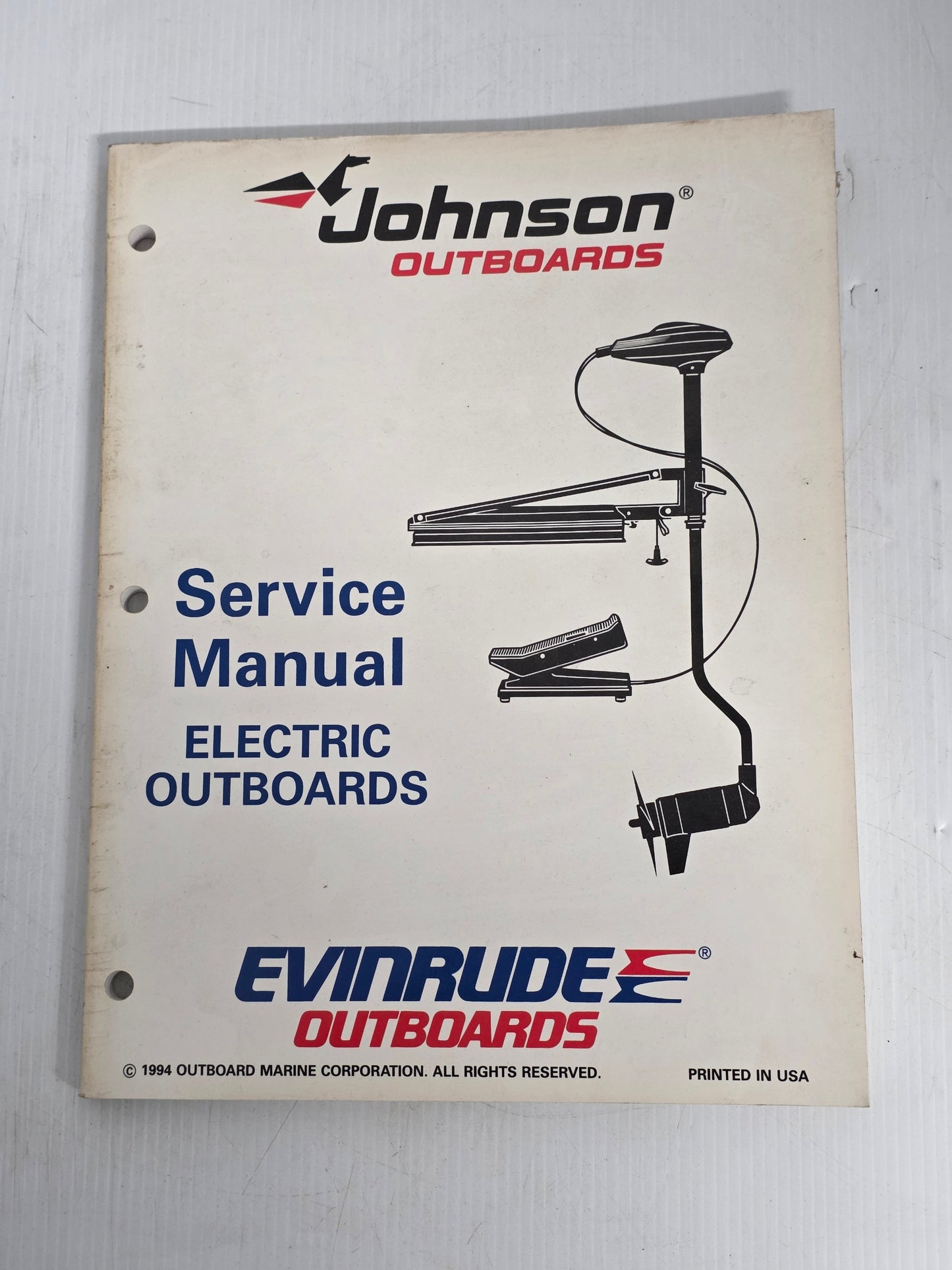 1994 Johnson EO Electric Outboards Service Manual | Genuine Used Manual