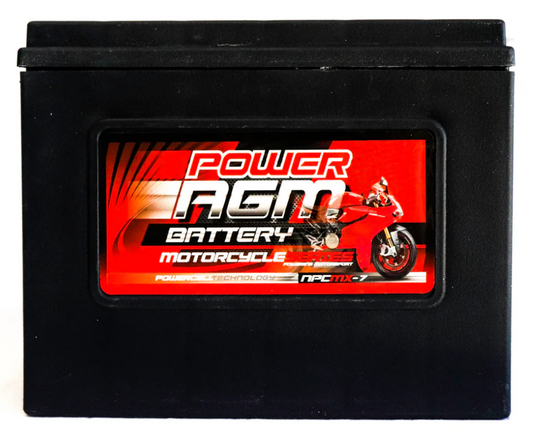 NPCMX7 Power Crank 480 CCA 28 AH Battery | Power AGM MX Series