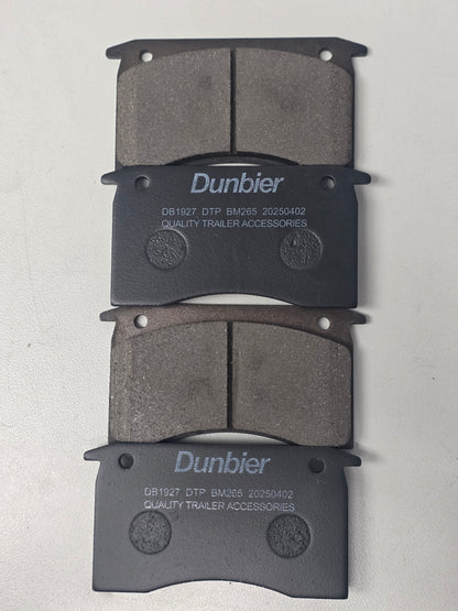 H3264-2 Mackay 1927 Dunbier Disc Caliper Pad Set of 4 Suits Mechanical Calipers | Marine Trailer Part