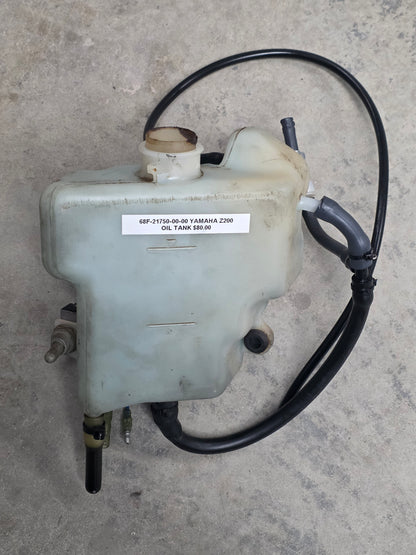 68F-21750-00-00 Yamaha Z200 Oil Tank | Genuine Used Part