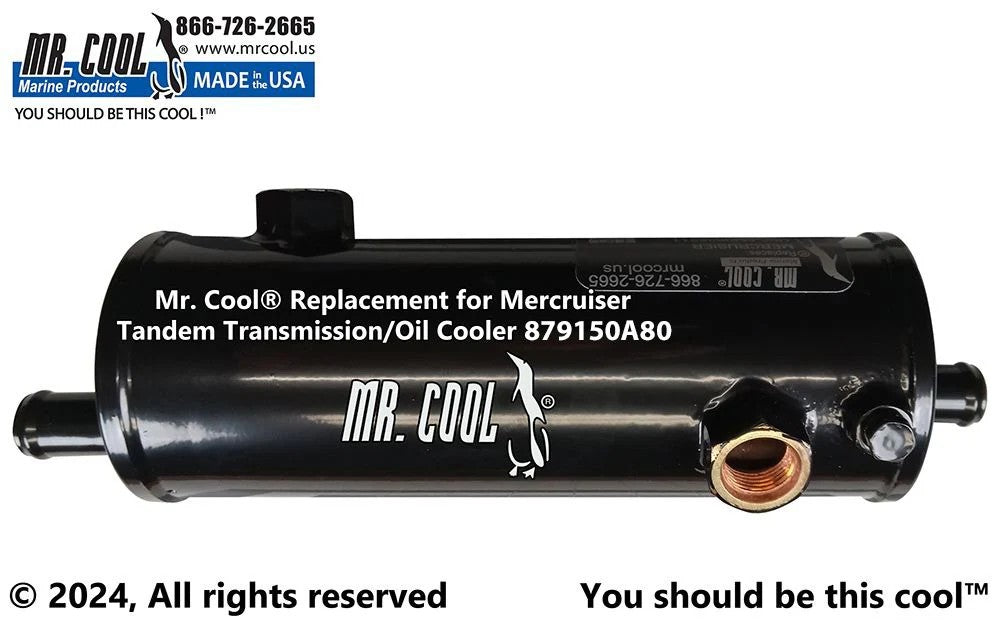 879150A80 / 8M0181781 Aftermarket Mercruiser Zeus 3000 Horizontal Transmission Oil Cooler | Sawley's Select Marine Parts