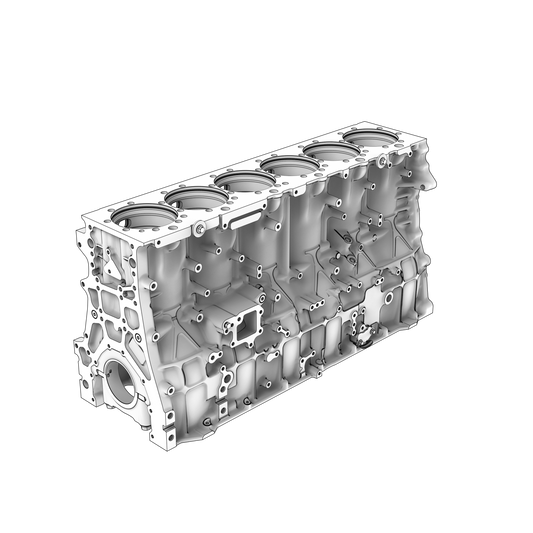 23830349 Cylinder Block | Genuine Volvo Penta Part - photo 2 of 2