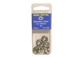 910186 S/S Cup Washer 8g (10Pcs) | Marine Stainless Fastener