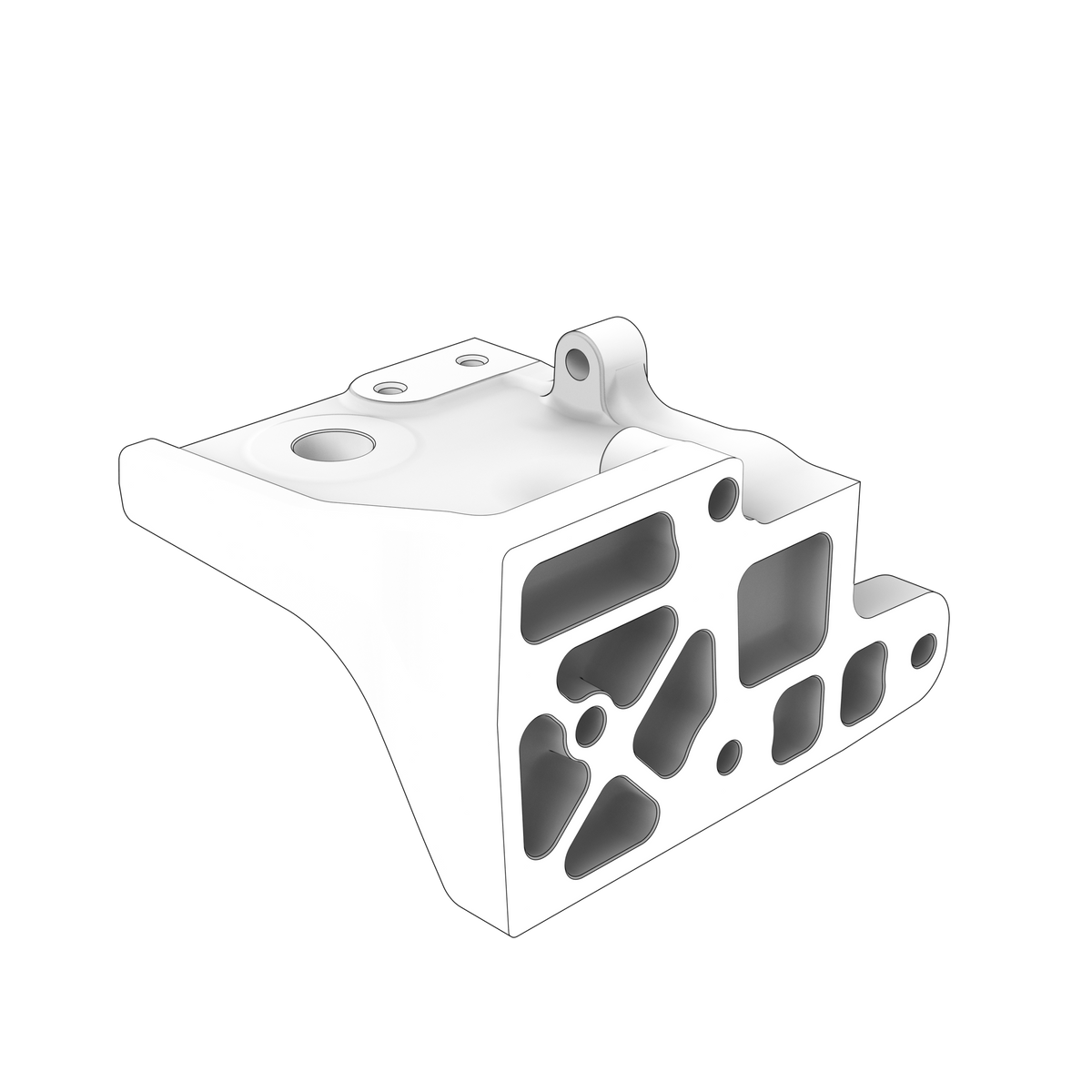 888436 Engine Bracket | Genuine Volvo Penta Part - photo 2 of 2
